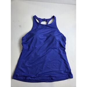 Athleta Women's Royal Blue High-Neck Bikini Top